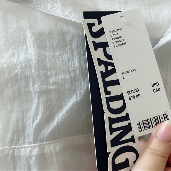 Spalding Sheer Woven Windbreaker Jacket - Picture 7 of 9